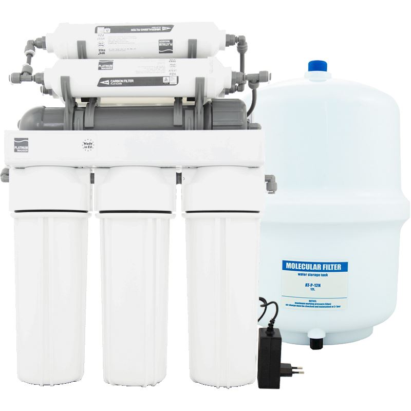 Фільтр зворотного осмосу Platinum Wasser RO6P PLATF-ULTRA6B з насосом
