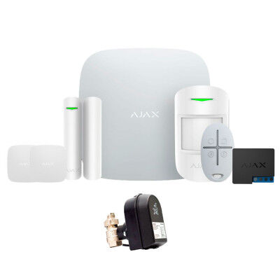 Ajax StarterKit + LeaksProtect (2од) + WallSwitch + кран з електроприводом Honeywell 220 One ДУ32 (HAV32)