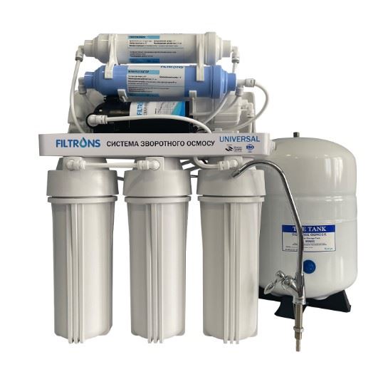 Cистема зворотного осмосу Filtrons UNIVERSAL 6-ти ступенева з помпою