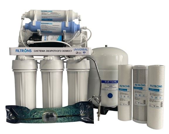 Cистема зворотного осмосу Filtrons UNIVERSAL 6-ти ступенева з помпою