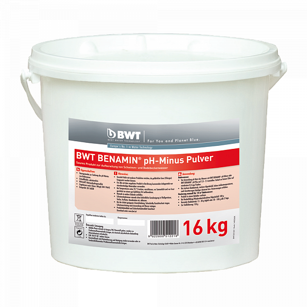 BWT BENAMIN PH-MINUS Pulver у гранулах (16 кг)