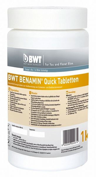 BWT BENAMIN Quick таблетки (1кг)