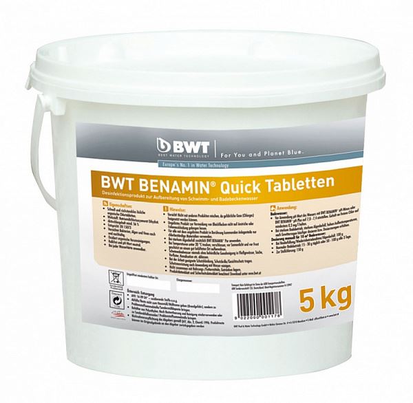 BWT BENAMIN QUICK ТАБЛЕТКИ (5 КГ)