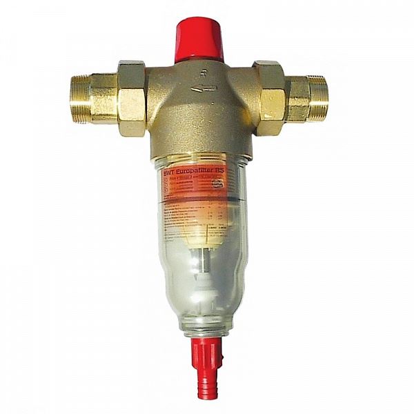 ФИЛЬТР МЕХАНИЧЕСКИЙ С РУЧНОЙ ПРОМЫВКОЙ BWT EUROPAFILTER RS (RF) 1½"