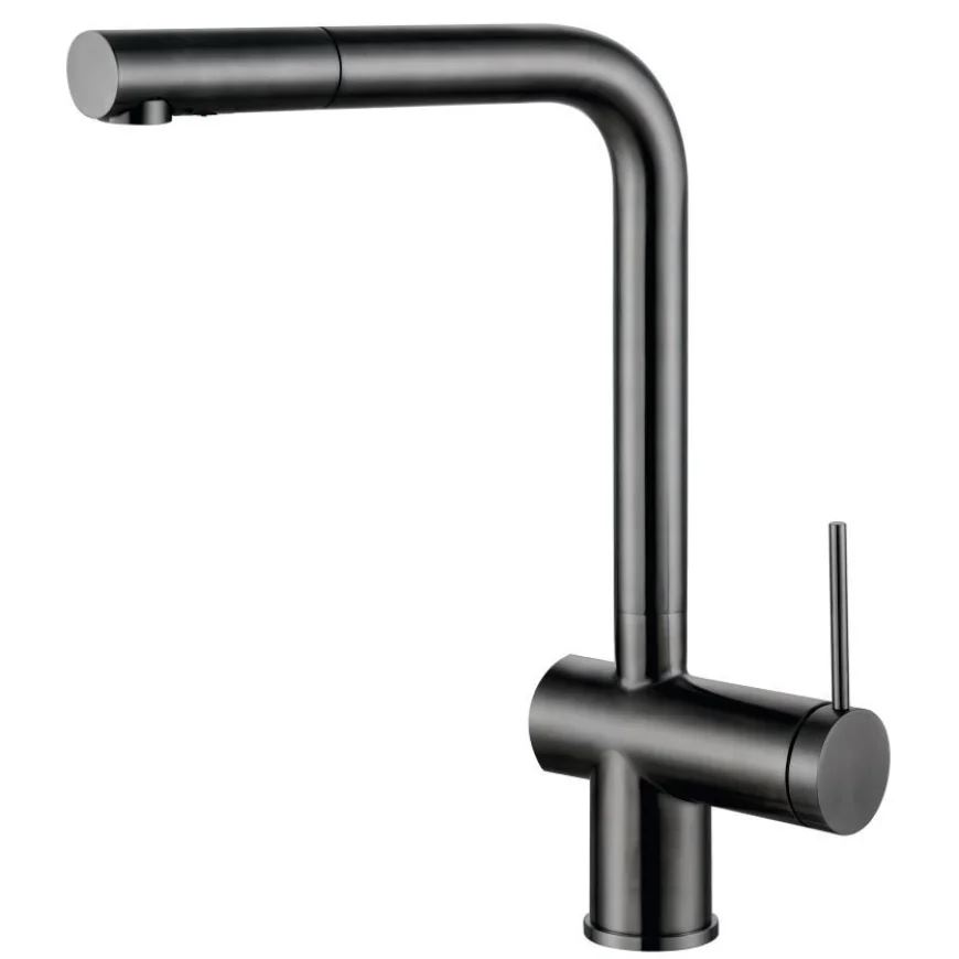 Змішувач кухонний Fabiano FKM 31.12 SS Nano Graphite