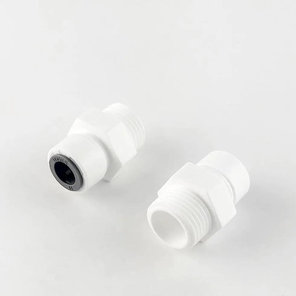 Фітинг прямий Raifil 1813-E (6MC8) 3/8"-1/2" (трубка-різьба)