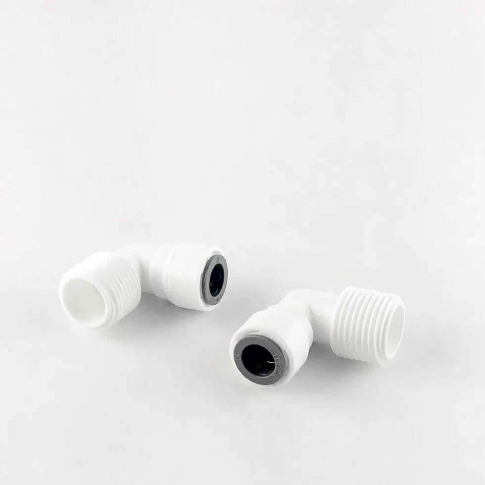 Фітинг кутовий Raifil 1817-G (6ME8)  3/8"-1/2" (трубка-різьба)