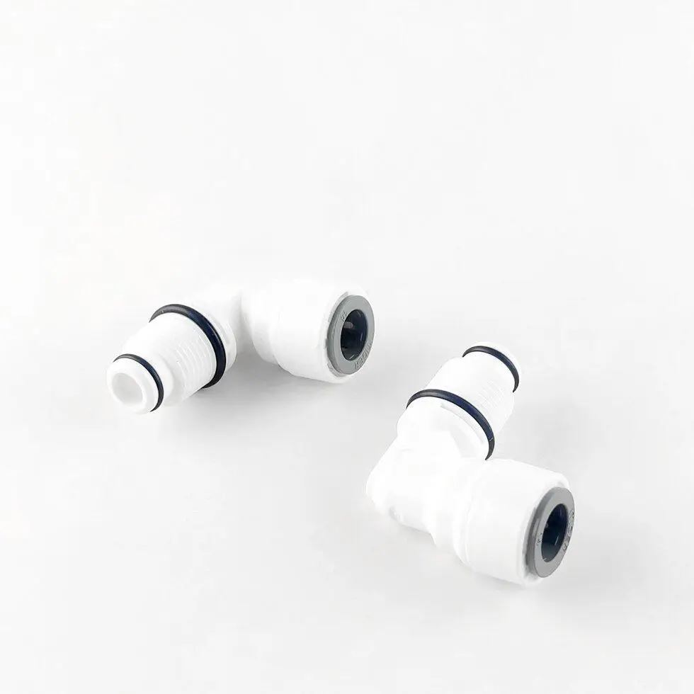 Фітинг кутовий Raifil 2817-B (6ME6-1) 3/8"-3/8" (трубка-різьба) +гумка