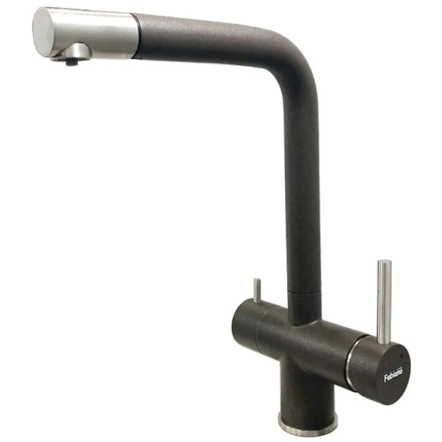 Змішувач кухонний Fabiano FKM 31.16P SS Espresso
