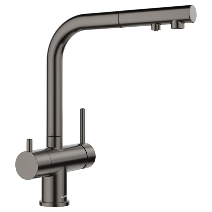 Змішувач кухонний Blanco FONTAS-S II (527737) satin dark steel нержавіюча сталь