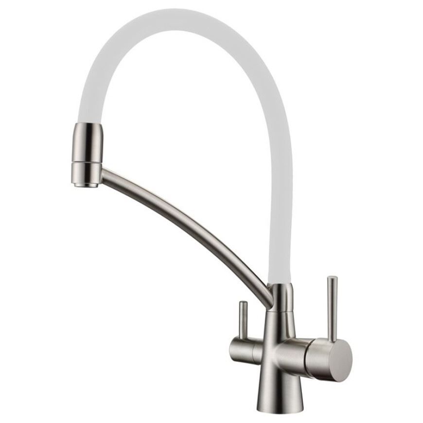 Змішувач кухонний Fabiano FKM 31.10 Inox White