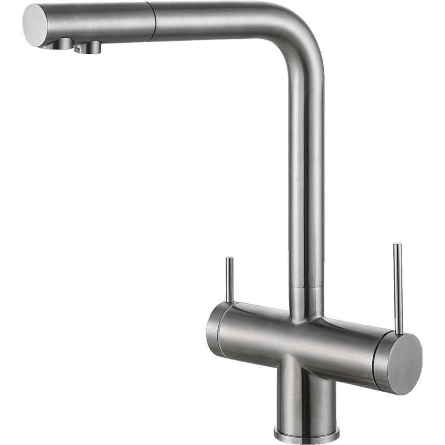 Змішувач кухонний Fabiano FKM 31.40 S/Steel Inox