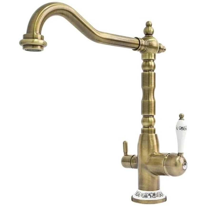 Змішувач кухонний Fabiano FKM 31.4 Brass-Antique