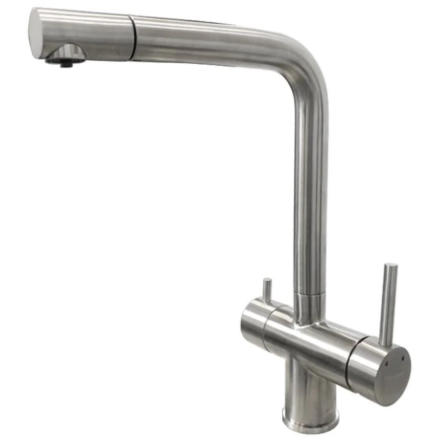 Змішувач кухонний Fabiano FKM 31.16P SS Inox