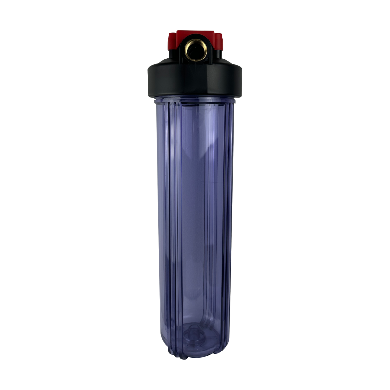 Колба FILTRONS 20BB прозора (два кiльця, металевий кронштейн, ключ) Підключення 1 дюйм (ЛВ)