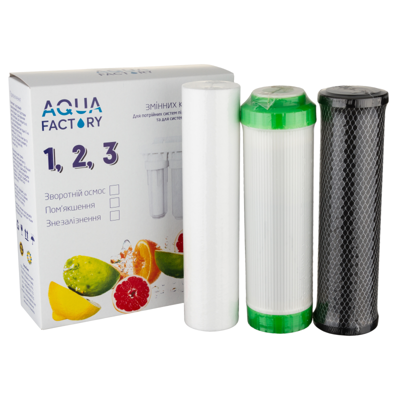 Комплект змінних картриджів "Знезалізнення" AF(Fe) Aqua Factory