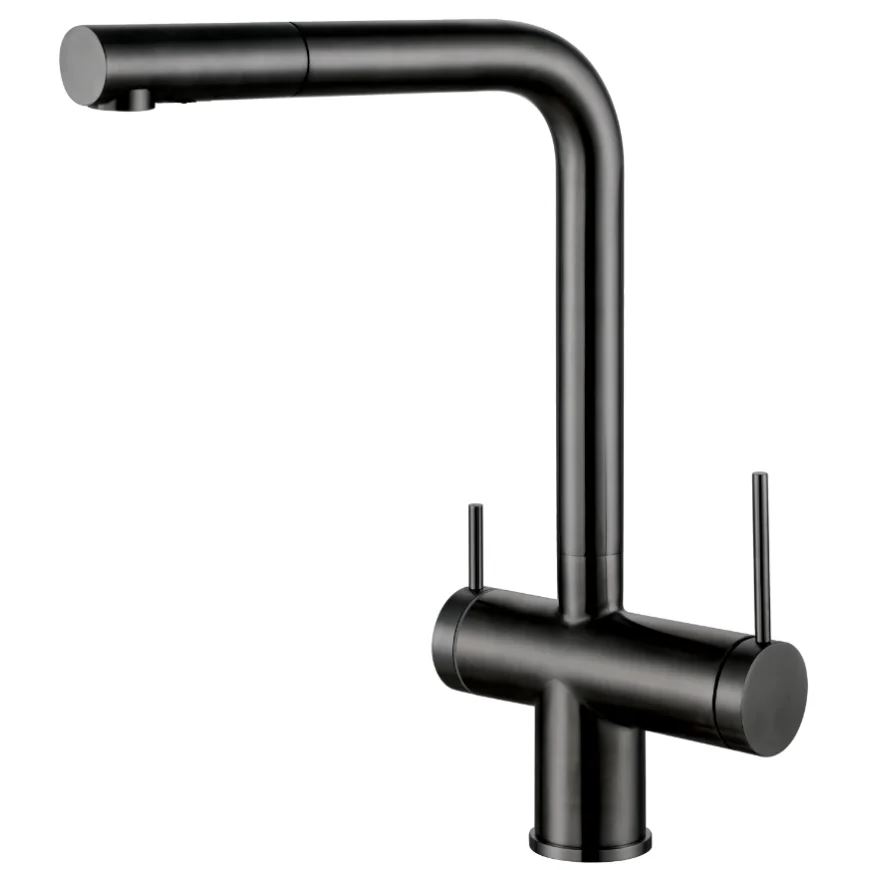 Змішувач кухонний Fabiano FKM 31.14 SS Nano Graphite