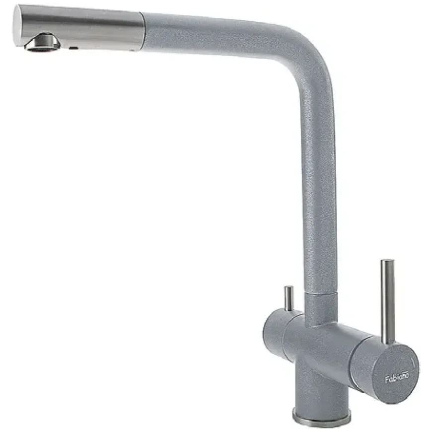 Змішувач кухонний Fabiano FKM 31.7 S/Steel Grey Metallic