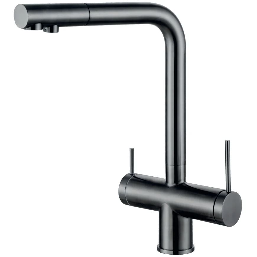 Смеситель кухонный Fabiano FKM 31.40 SS Nano Graphite