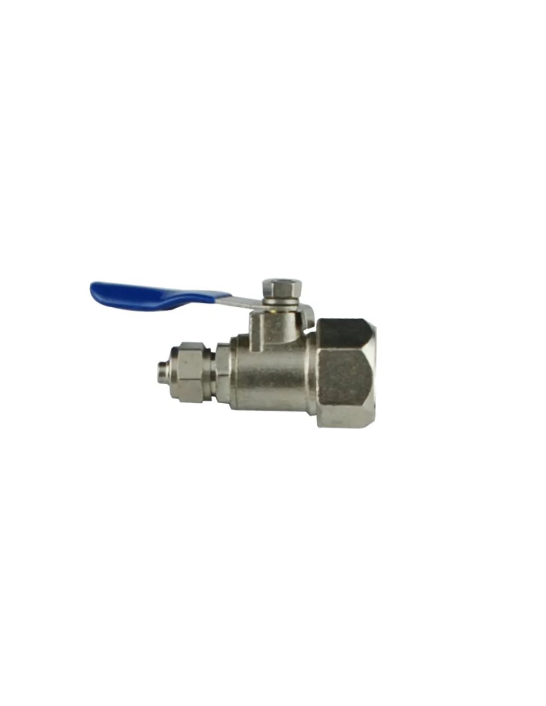 Кран кульовий Raifil BV-3BC - 6FC8, 0.25х0.37 дюйми, латунь