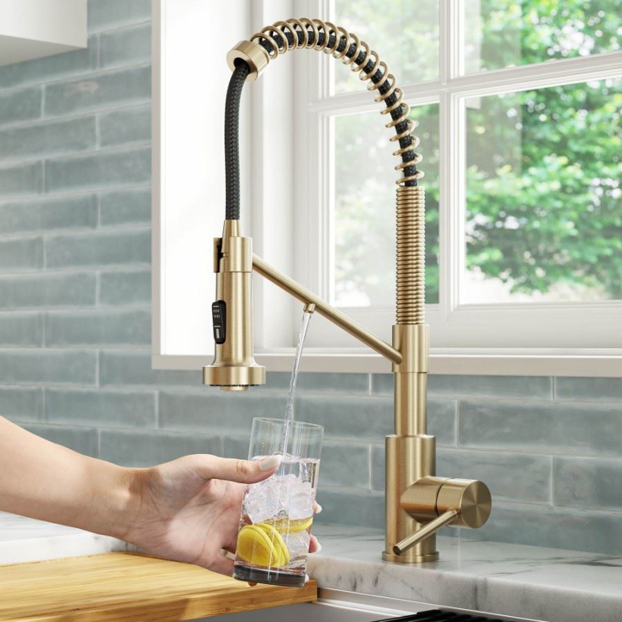 Змішувач кухонний Kraus Bolden KFF-1610SFACB