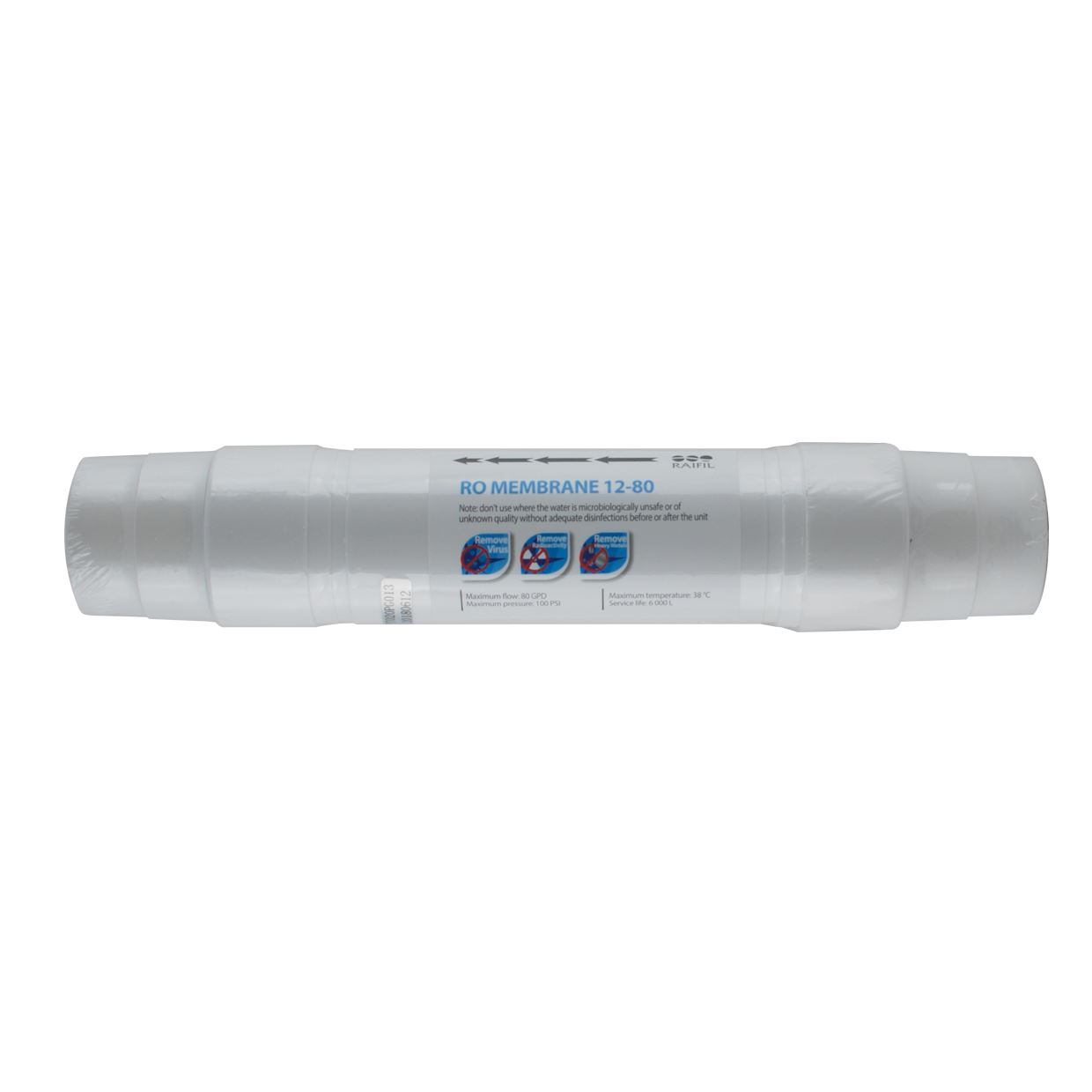 Корпусна мембрана зворотного осмосу RAIFIL OR - 80G
