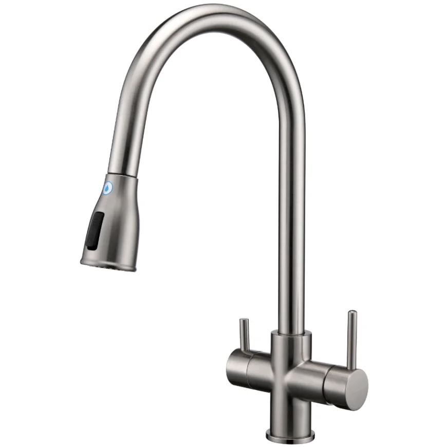 Змішувач кухонний Fabiano FKM 3122 Inox