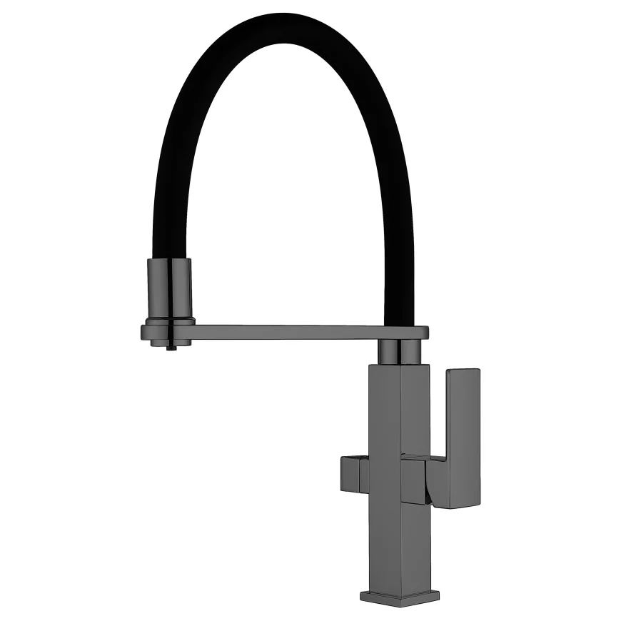 Змішувач кухонний Fabiano FKM 3120 Black Steel
