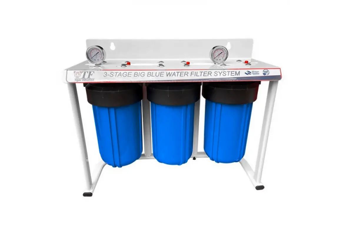 Фільтр триколбовий Tiger Filtration TF-3BB10-03A Вig Blue 10