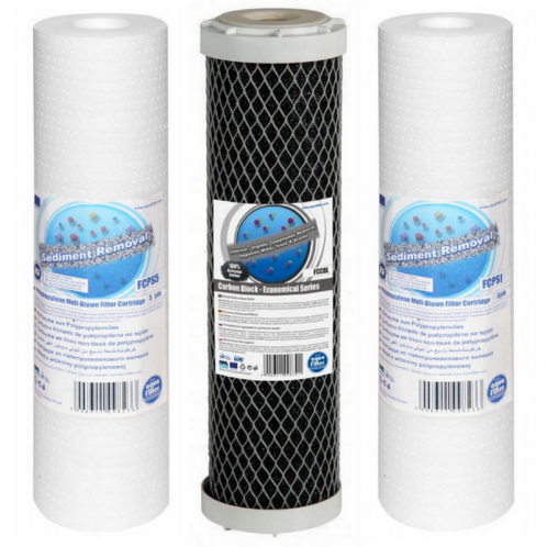 Комплект трьох картриджів Aquafilter FP3-CRT