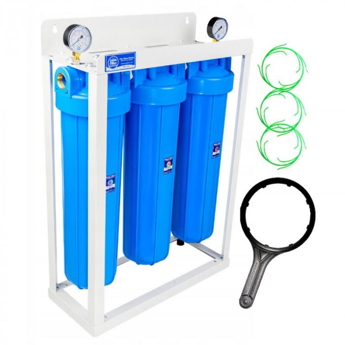 Трехступенчатая система фильтрации Big Blue 20" Aquafilter HHBB20B