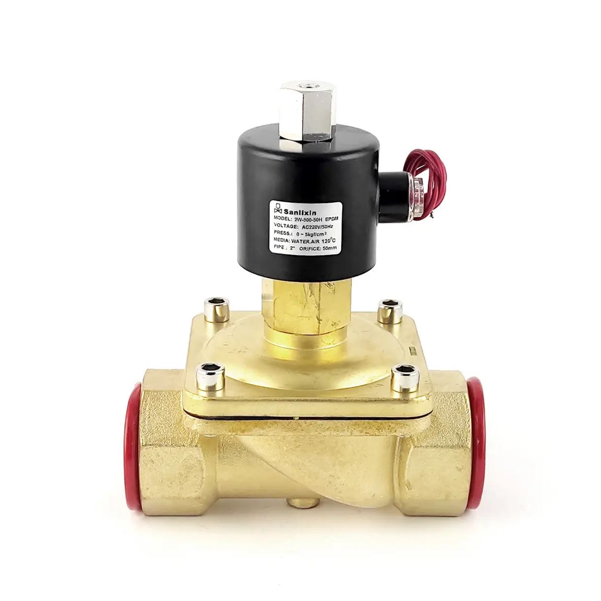 Соленоїдний клапан 2W-500-50H EPDM  AC220V 0-5 bar 2"" (НО) прямої дії