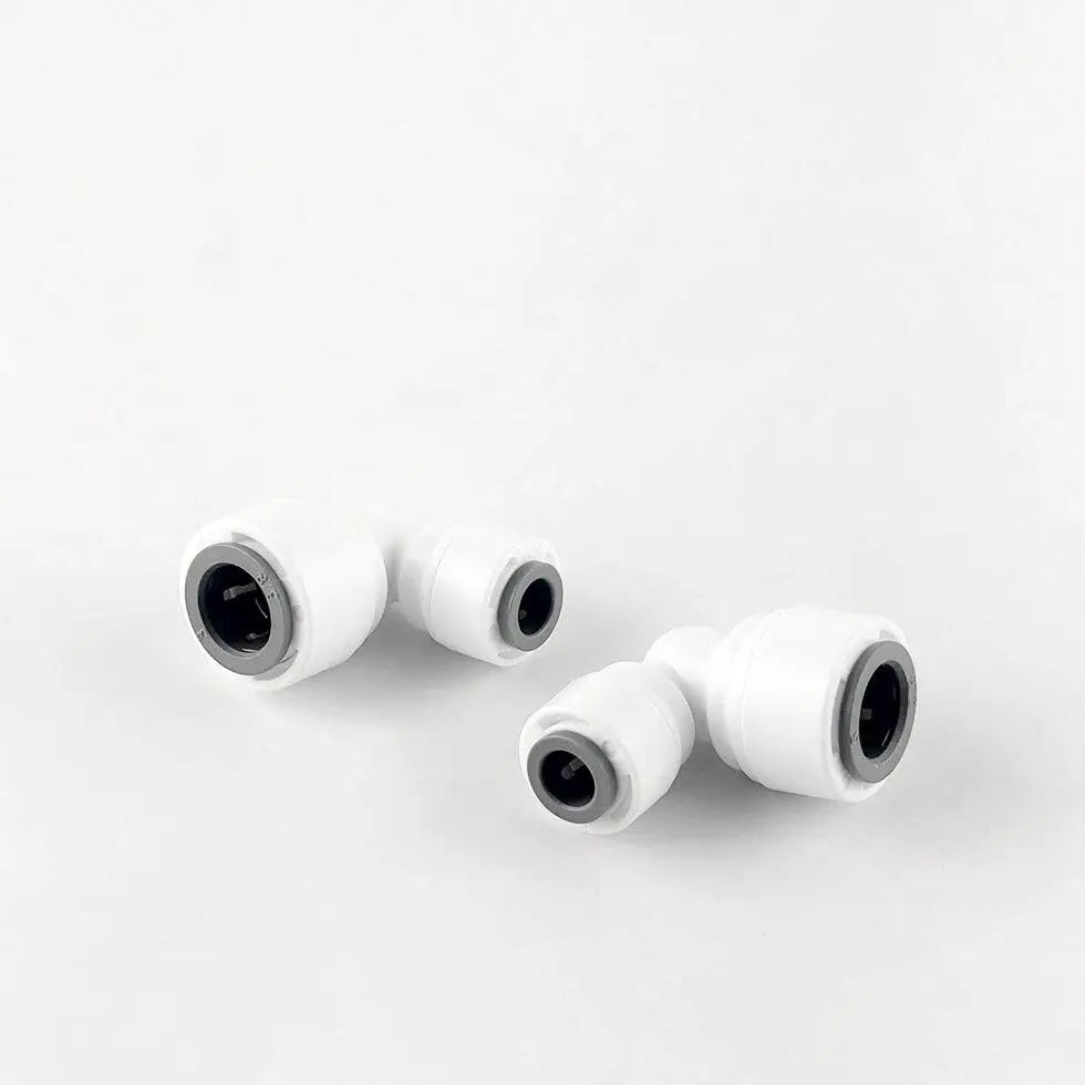 Фітинг кутовий Raifil 1818-C (4UE6) 1/4"-3/8" (трубка-трубка)