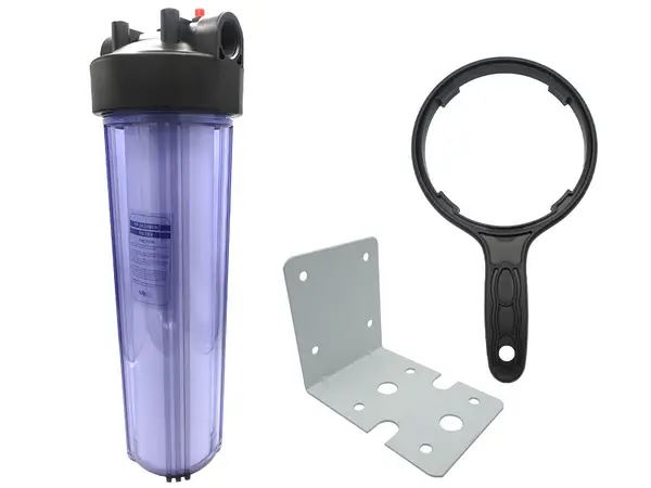 Колба Tiger Filtration BigBlue 20» тип 04А 2 різ прозорий корпус