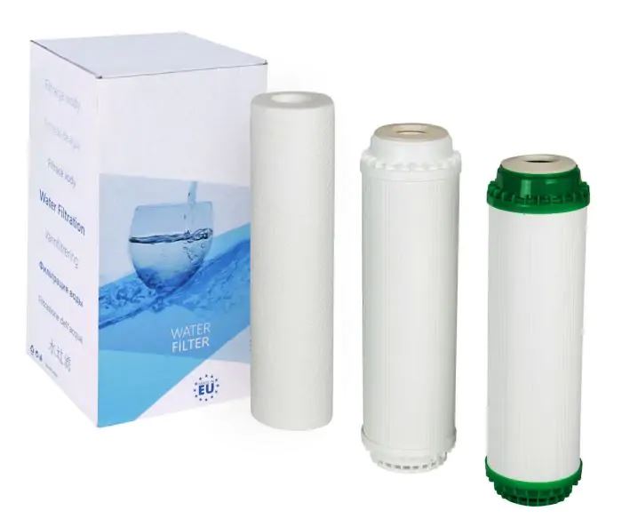 Комплект трьох картриджів Aquafilter FP3-K1-CRT
