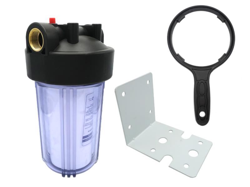 Колба Tiger Filtration BigBlue 10» тип 04А 2 різ. ПРОЗОРИЙ КОРПУС