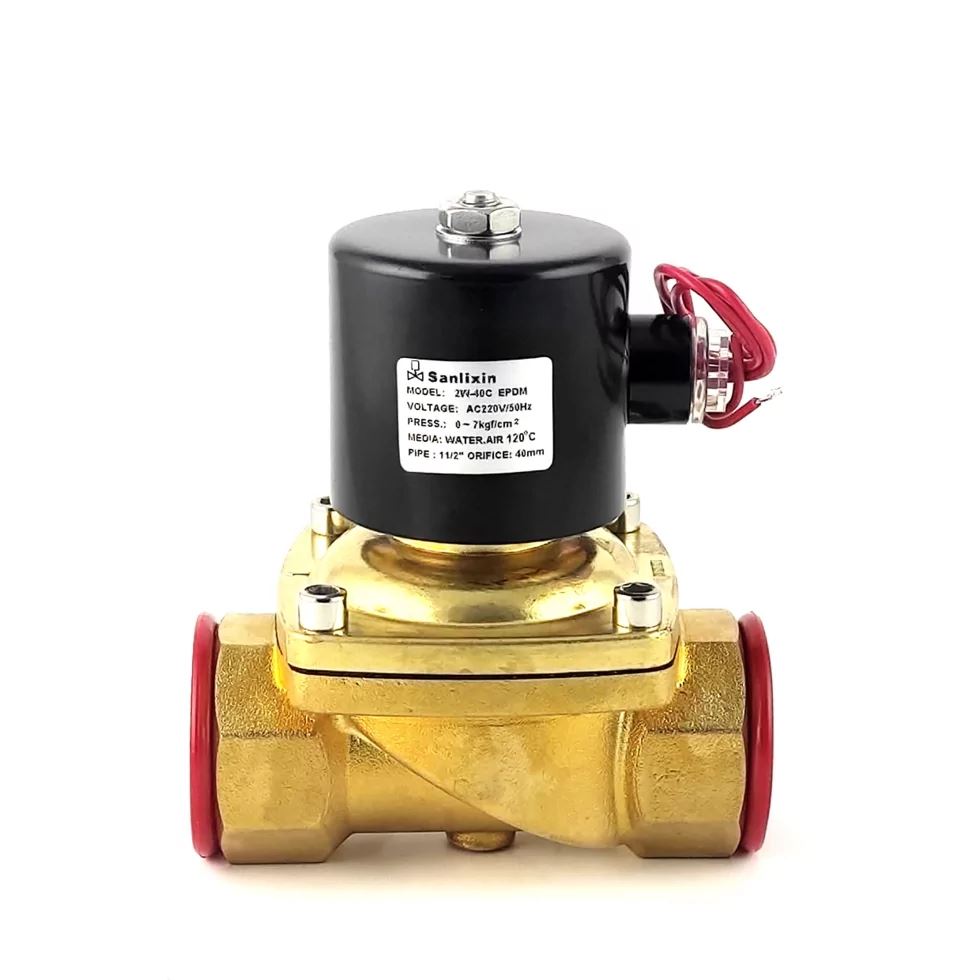 Соленоїдний клапан 2W-400-40C EPDM  AC220V 0-7 bar 1,5"" (НЗ) прямої дії