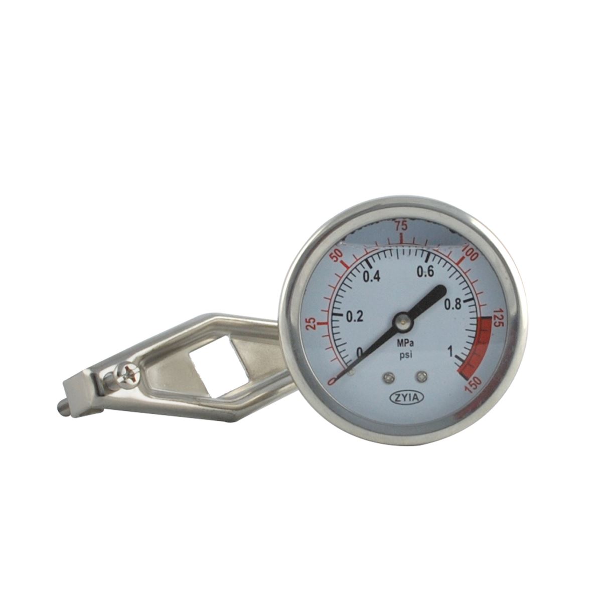 Манометр 150 psi/1МПа (10 бар) Панельний (осьовий) гліцерин, D 60mm