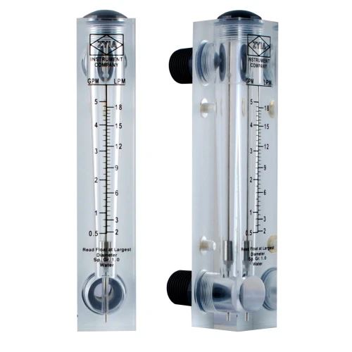 Ротаметр Raifil GPM, 0,5–5 гал/мин / 2–18 л/мин, внутренняя резьба 1/2″, длина корпуса 127 мм