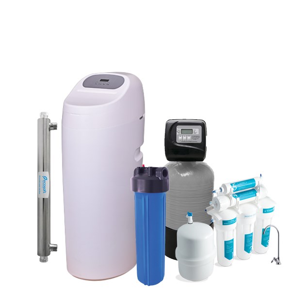 Комплект для комплексной очистки воды для квартиры Standart+ с питьевым осмосом