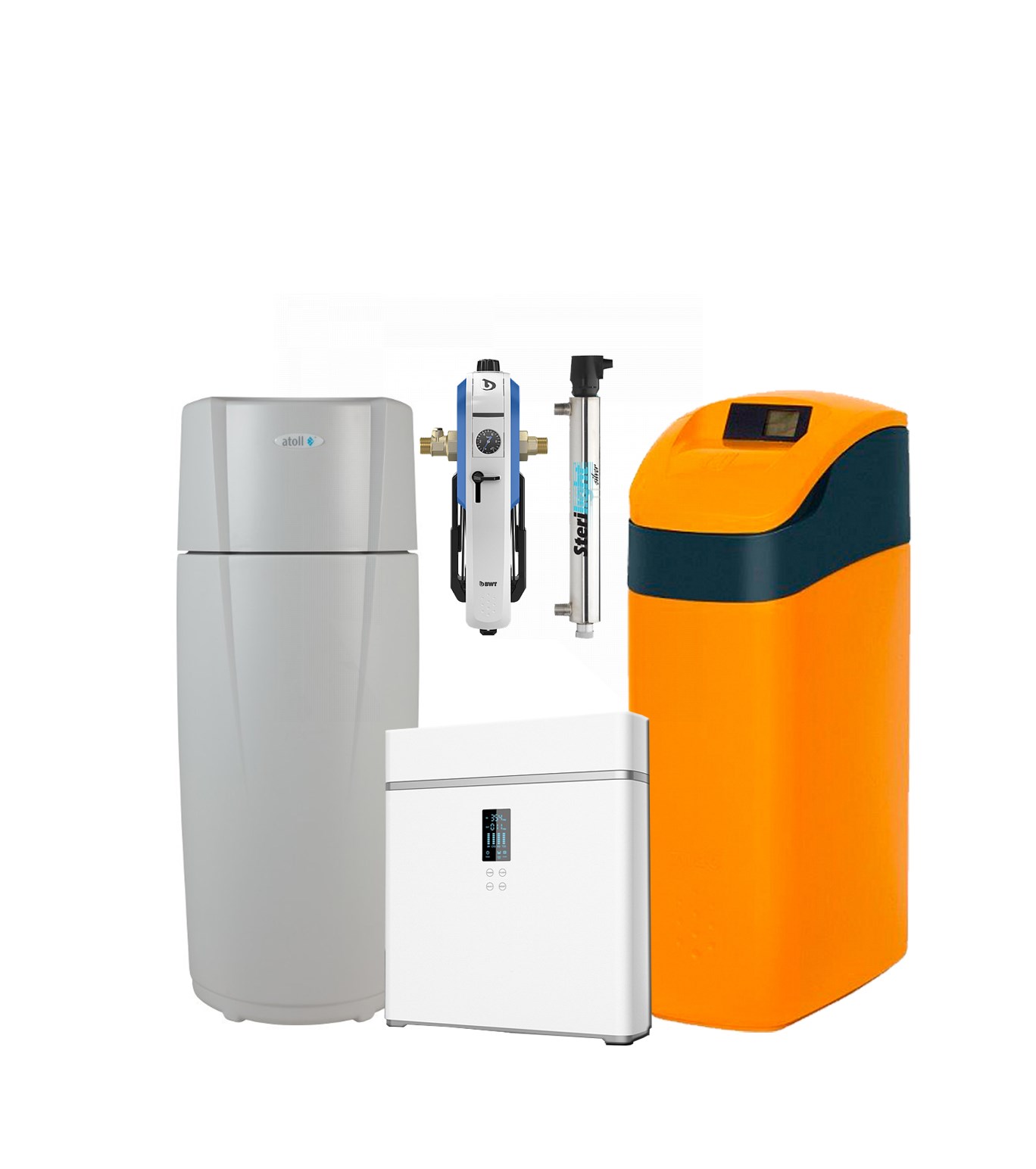 Комплект комбинированной очистки воды для квартиры Premium (1–2 человека)