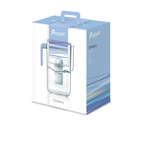 Фільтр-глечик Ecosoft Dewberry Slim 3,5 л