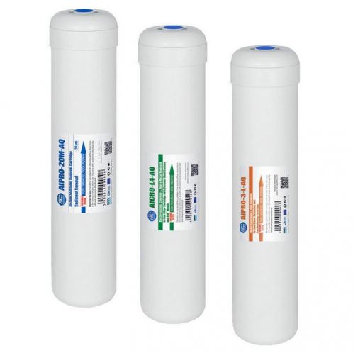 Комплект з трьох картриджів Aquafilter EXCITO-HF-CRT