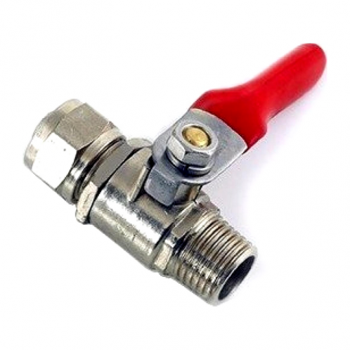 Латунний кульовий кран Kaplya KP-BV3814 (3/8" – 1/4")