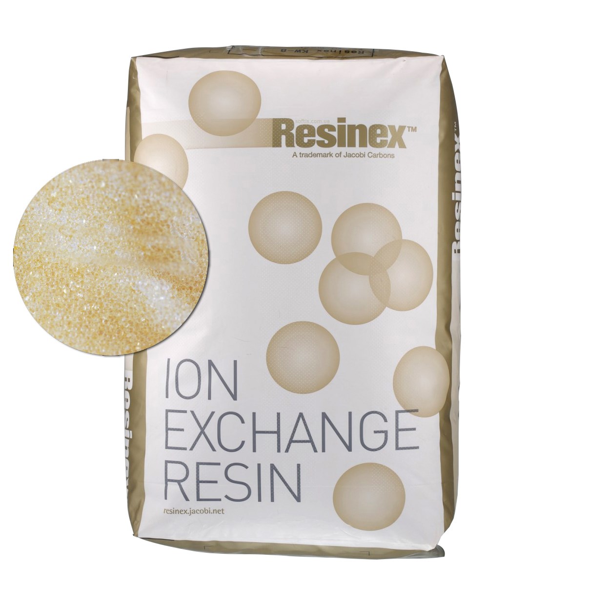 Ионообменная смола Resinex NR‑1, для удаления нитратов, 25 л / мешок