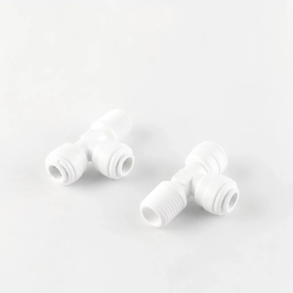 Фітинг Т-подібний Raifil 4MRT44 (1/4" трубка – 1/4" різьблення – 1/4" трубка)