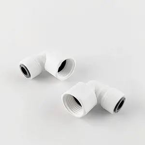 Фітинг кутовий Raifil 1815-E (6FE8) 0.37"×0.5" з ущільнювачем