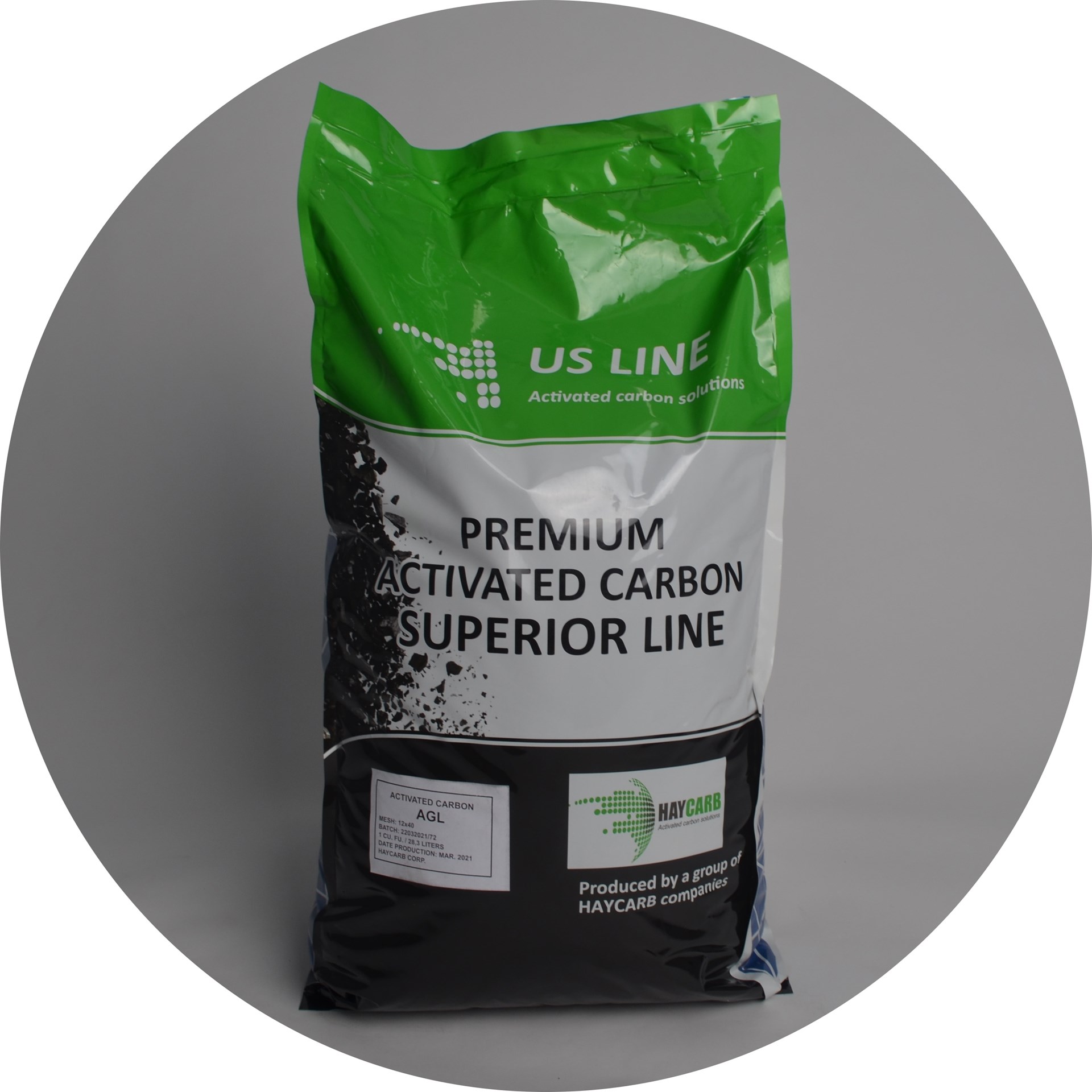 Активированный уголь AGL (28,3 л)