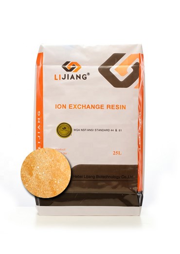 Ионообменный сильнокислотный катионит Liji Resin Hebei 001×8
