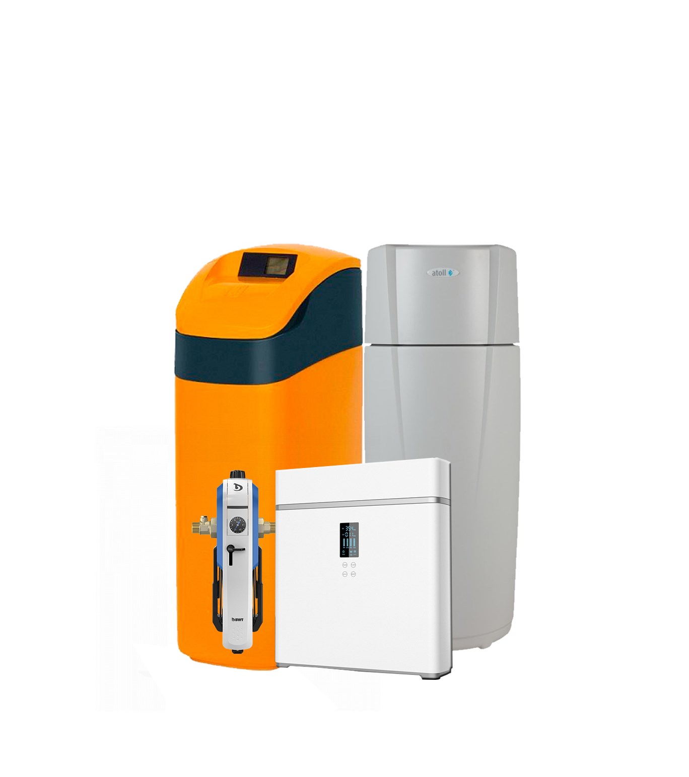 Комплект комбинированной очистки воды для квартиры Premium (3–4 человека)